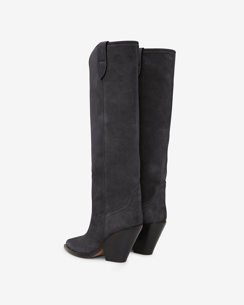 BOTTES EN CUIR VELOURS LOMERO