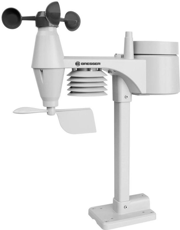 BRESSER - Weercentrum 5 in 1 - Compact - Multifunctioneel - Buitensensor