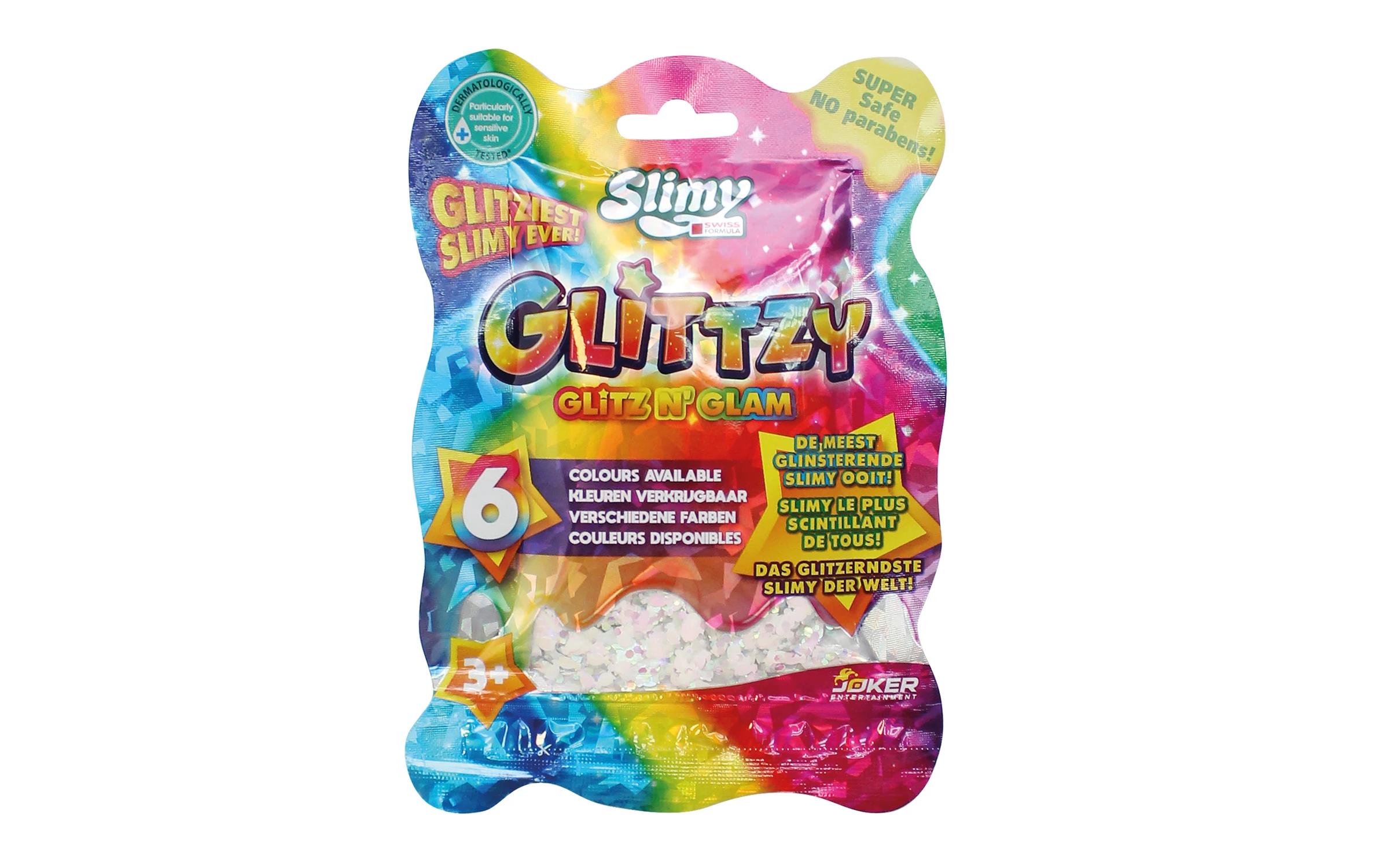 Slimy Glittzy assortiert, 90 gSchleimdose