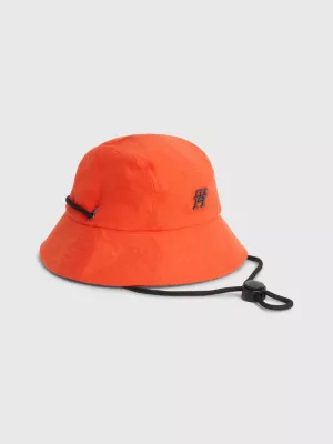 Chapéu Bucket de Cânhamo com Monograma e Cordão de Ajuste