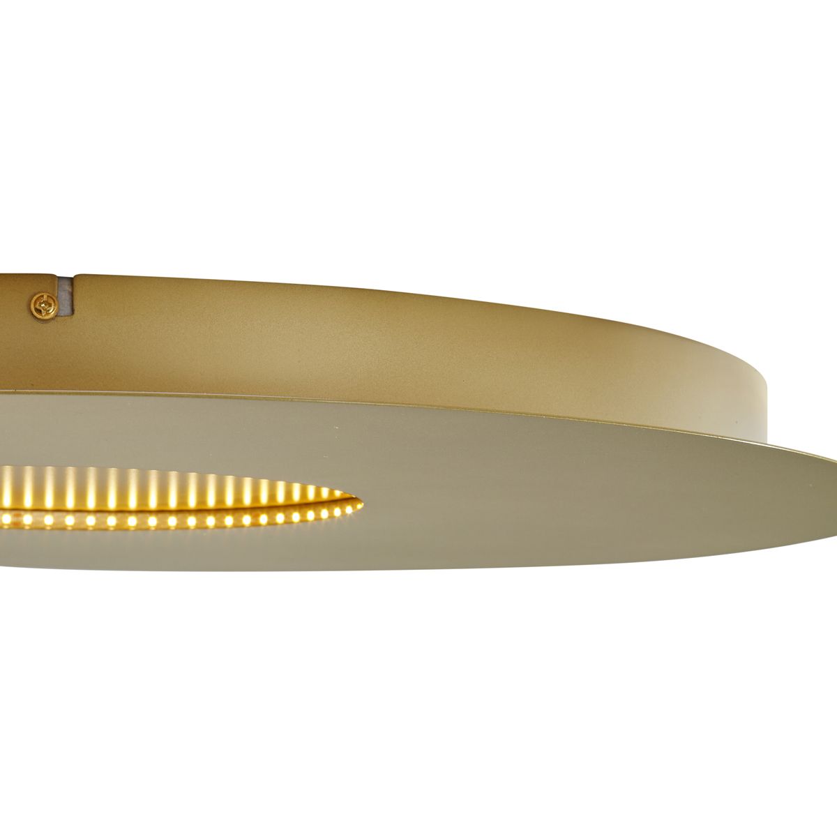 Moderne plafondlamp goud 60cm incl. LED 3-staps dimbaar - Morning