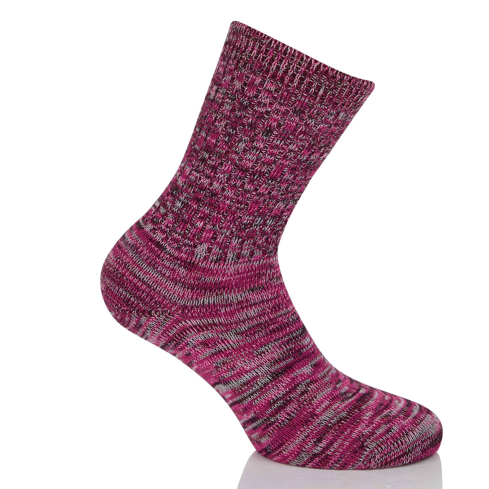 Lot de chaussettes rayées en coton mélangé | Rouge