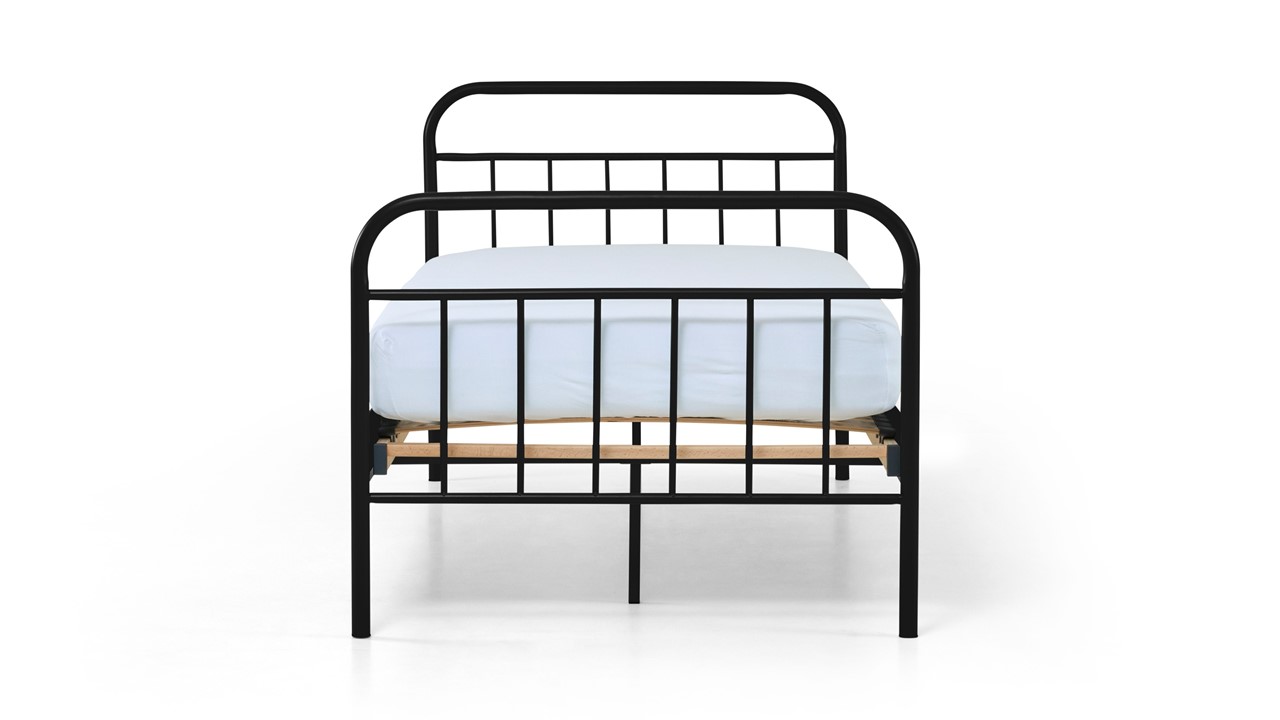 Bed Alex 1-persoons zwart