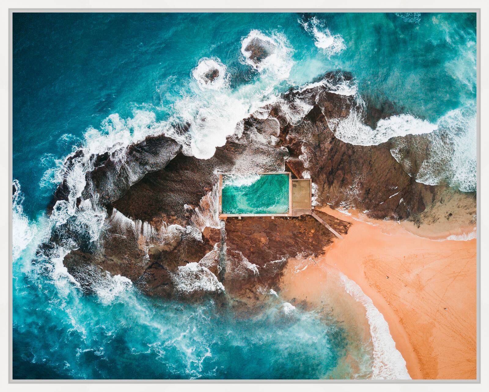 Mona Vale Pool by Peter Yan - Limited Edition. Edition of: 150. Signed.