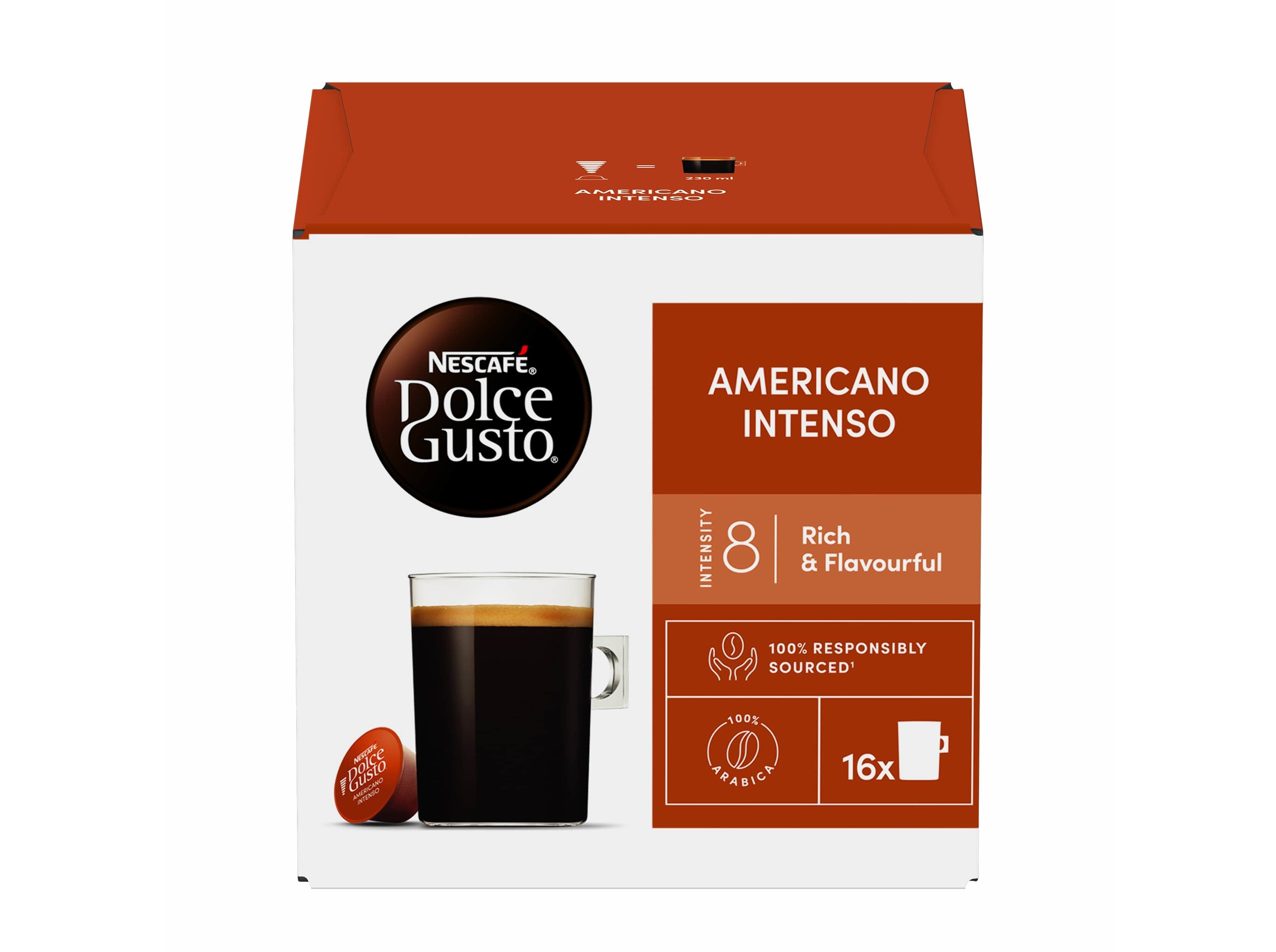 CAPSULAS DOLCE GUSTO AMERICANO INTENSO 16 UN