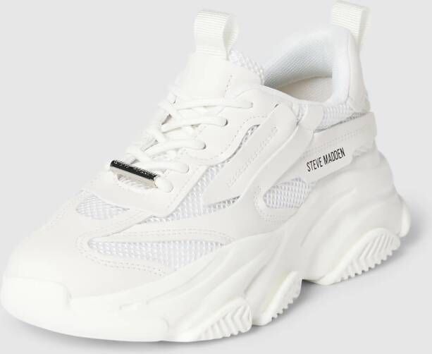 STEVE MADDEN Possession-E white Wit Kunststof Lage sneakers Dames