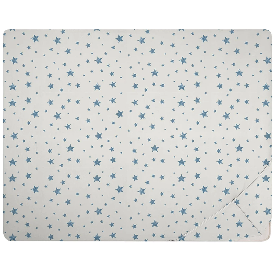 hibboux® Bettwäsche-Set Star Kids Fitted Sheet Blue