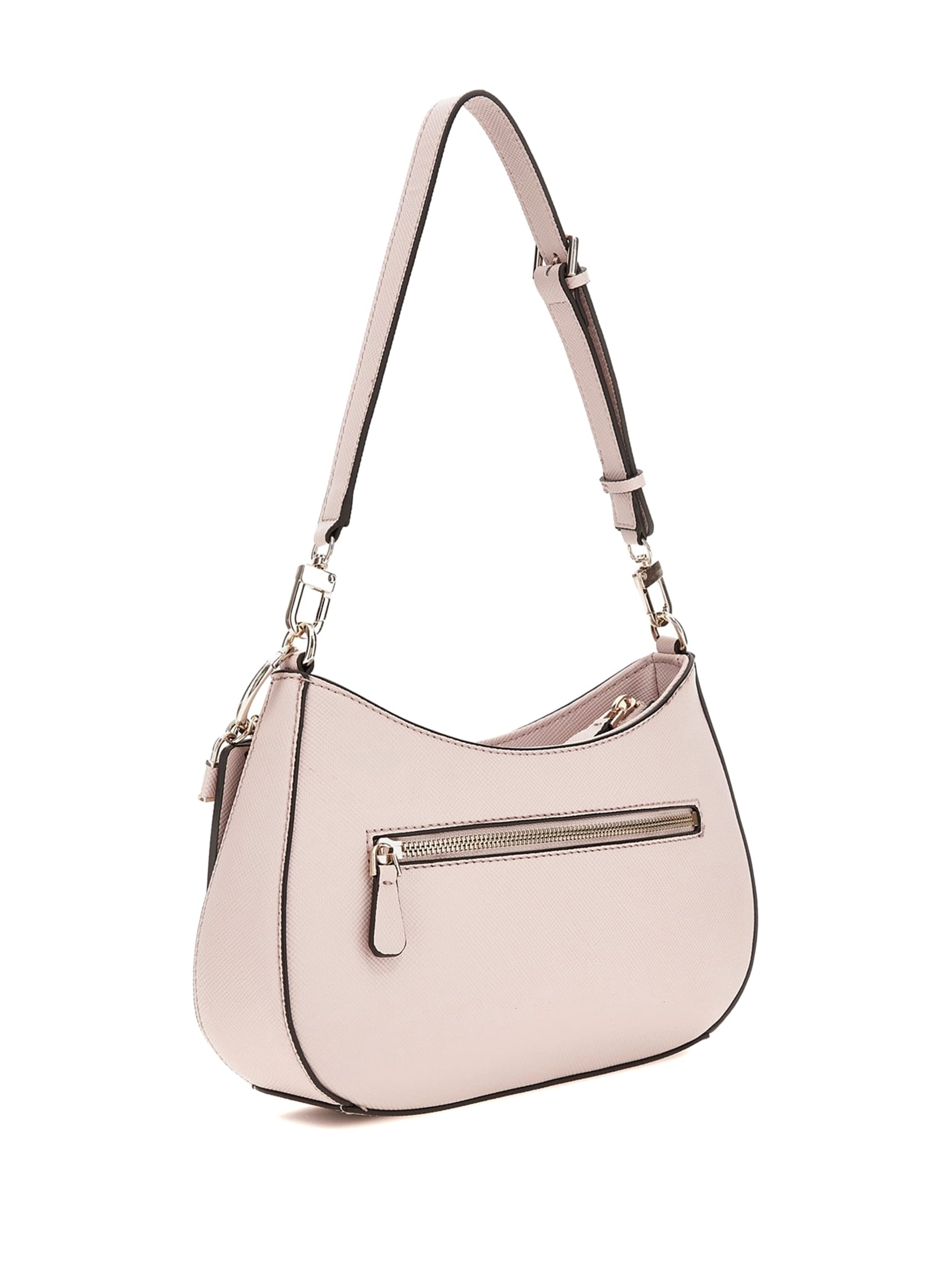 Bolsa de ombro Noelle em couro saffiano