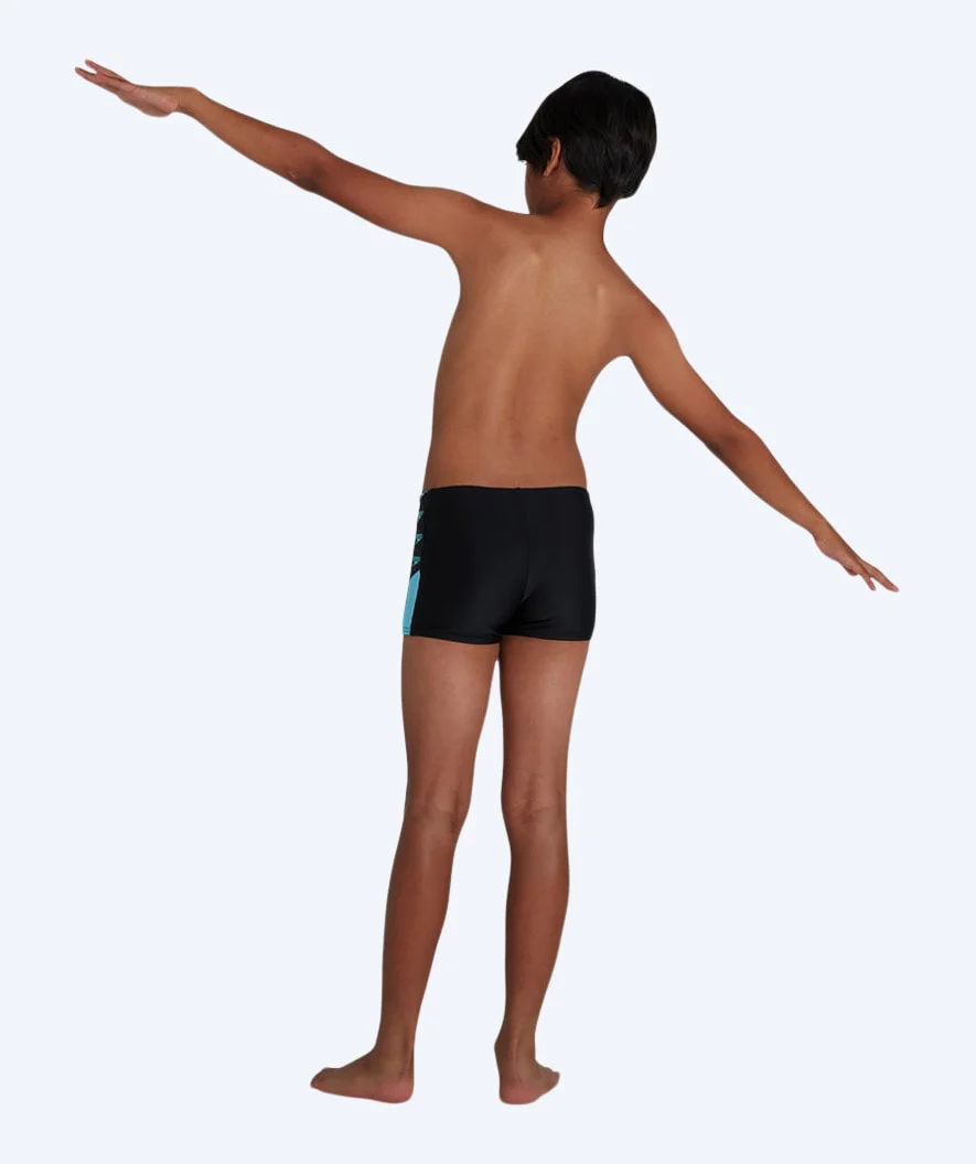 Speedo aquashorts til drenge - Boom Logo Splice - Sort/blå