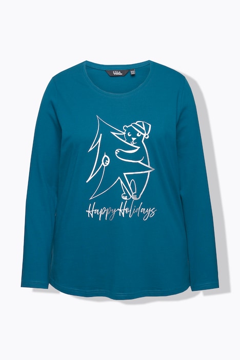 Weihnachtsshirt, Classic, Rundhals, Langarm