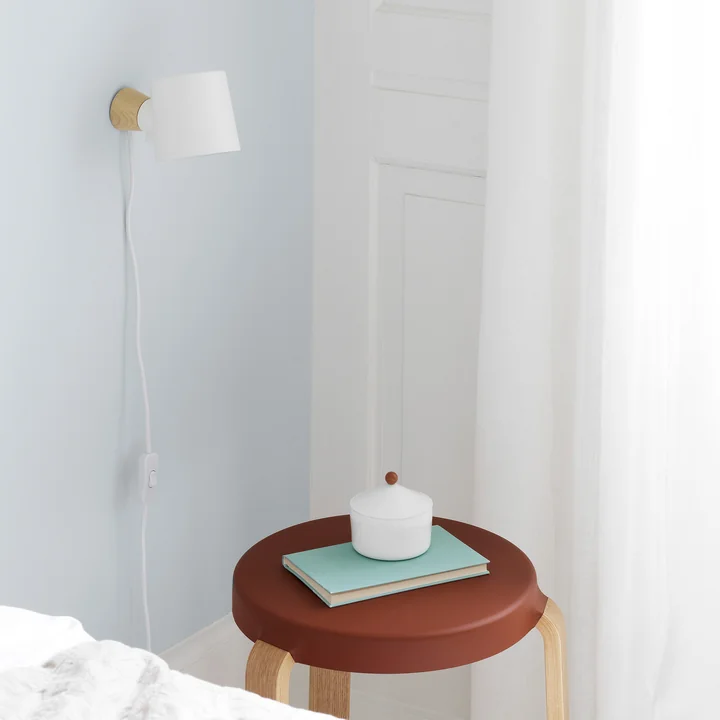 Normann Copenhagen - Rise Wandleuchte, schwarz
