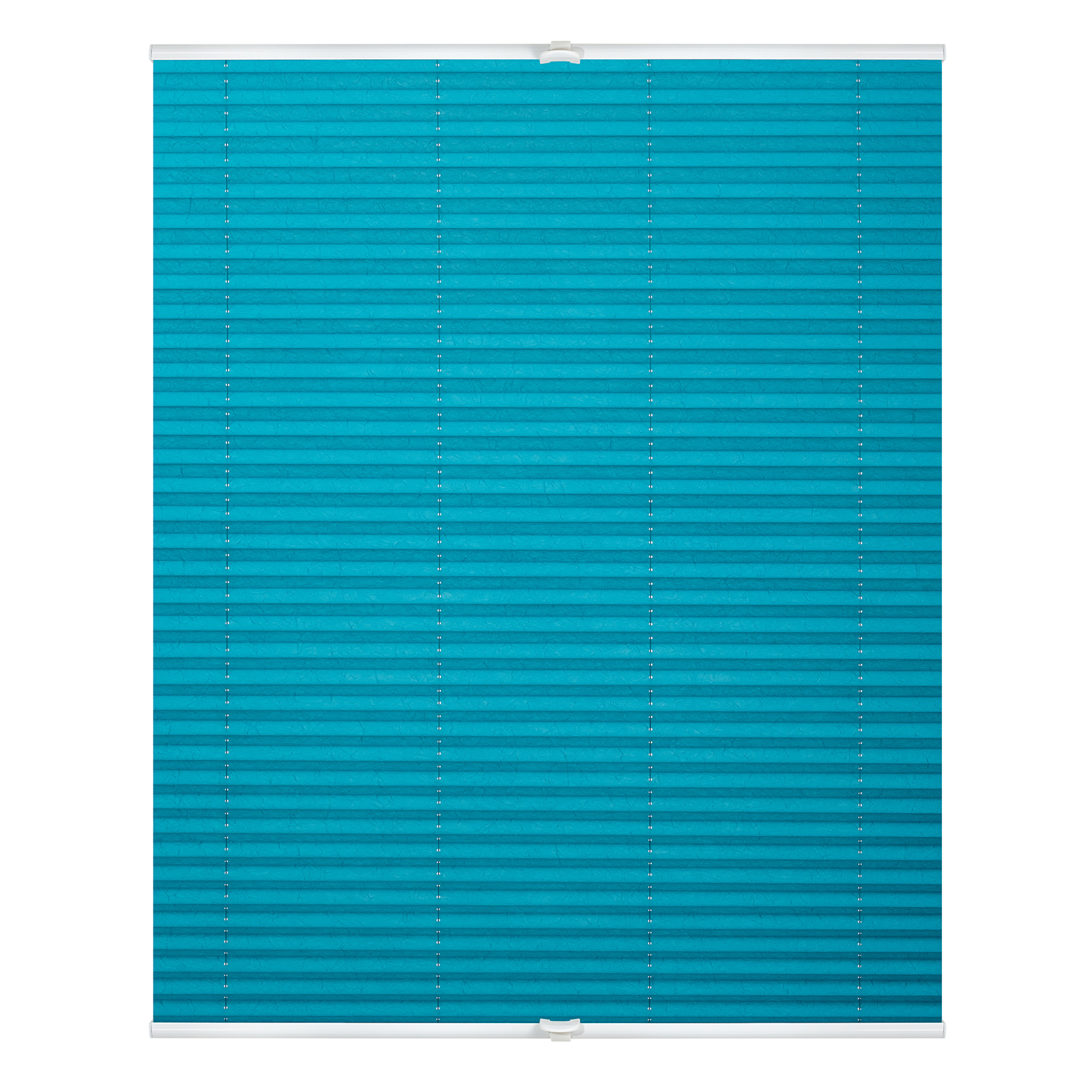 LICHTBLICK Plissee - türkis - Crushed-Optik - 45x130 cm