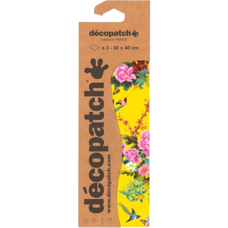 Pochette 3 Feuilles Identiques Ref 750 - Jaune