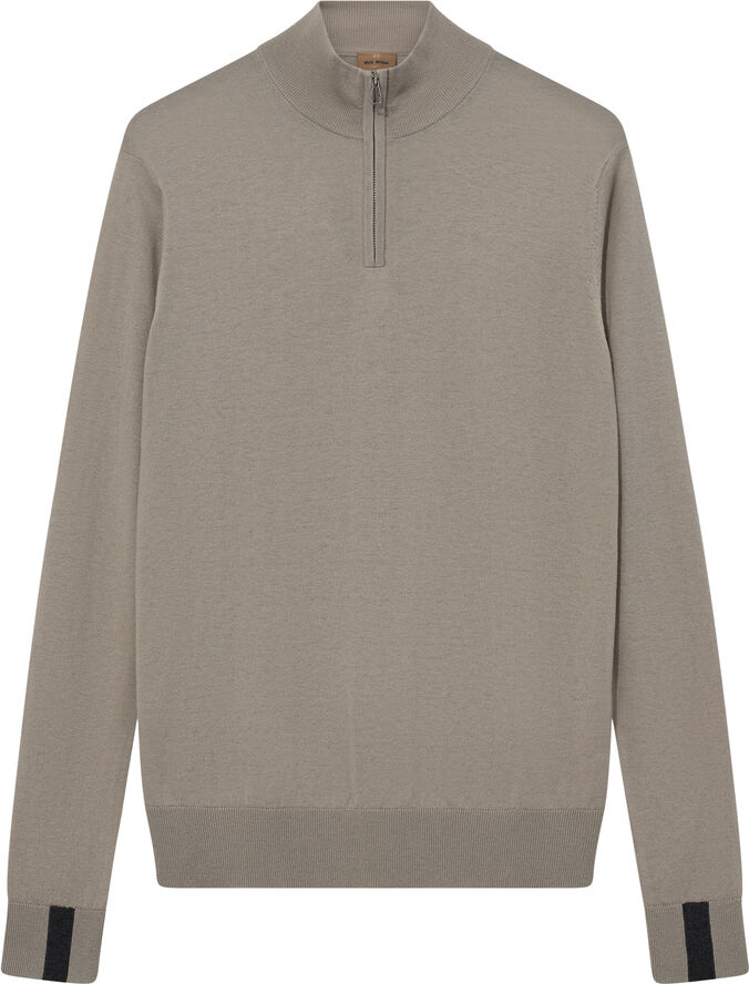 Mos Mosh Gallery MMGAdam Soft Zip Turtle Neck Knit Soft kit