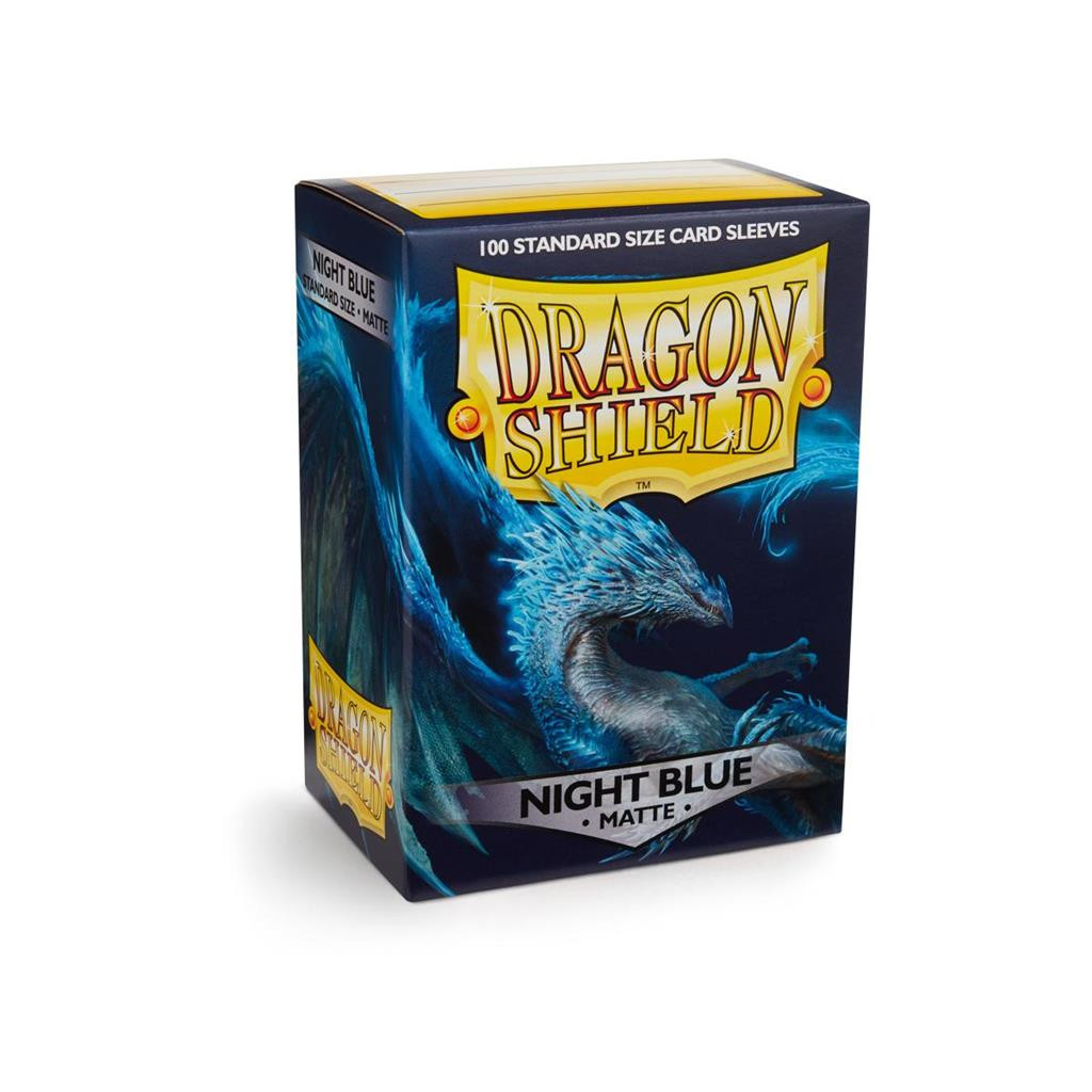 100 Dragon Shield Matte Night Blue