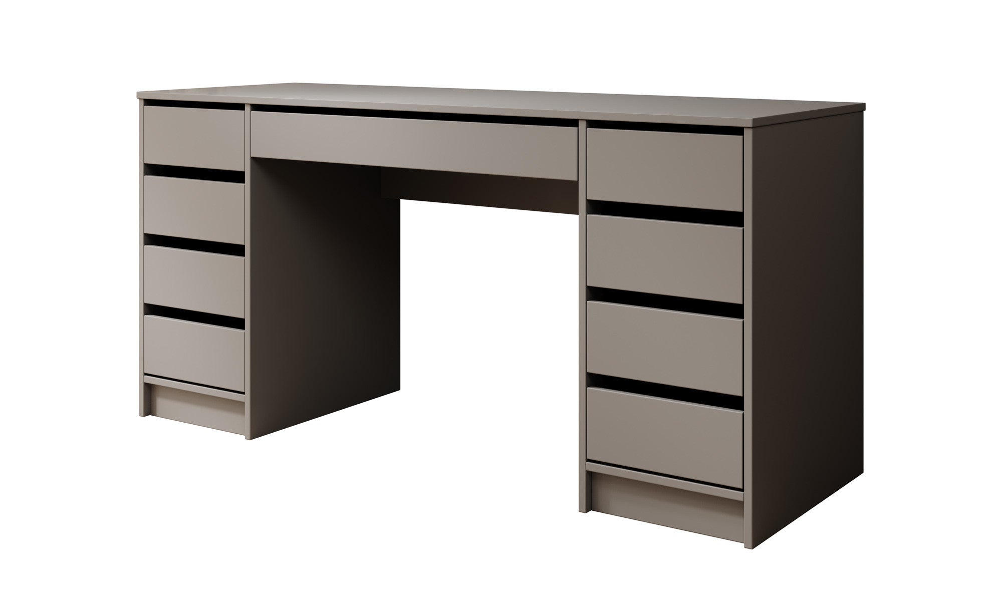 Meubella - Bureau Avio 2 - Antraciet - 154 cm