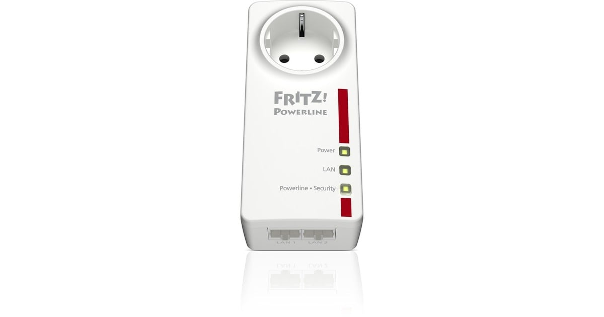FRITZ!Powerline 1220E Set Internationaal  (Wit, 2 stuks)