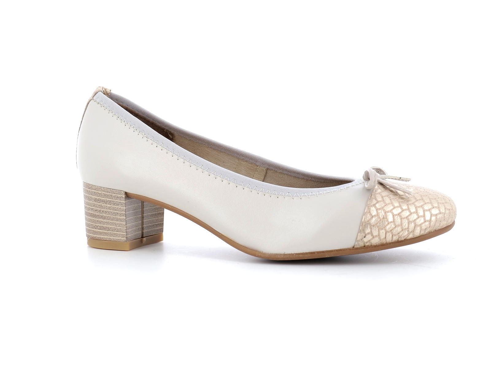 Cavargna shoes-TAMARA Cuir Beige Or