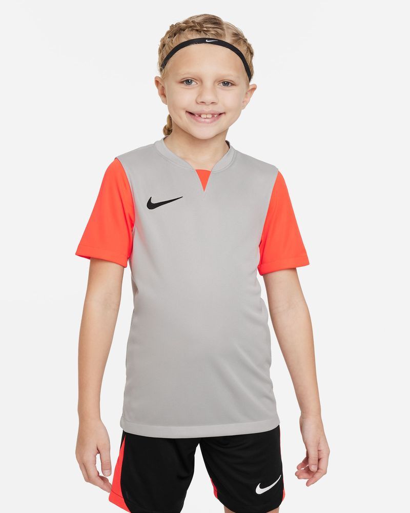 Maillot de football Nike Trophy V Gris pour enfant