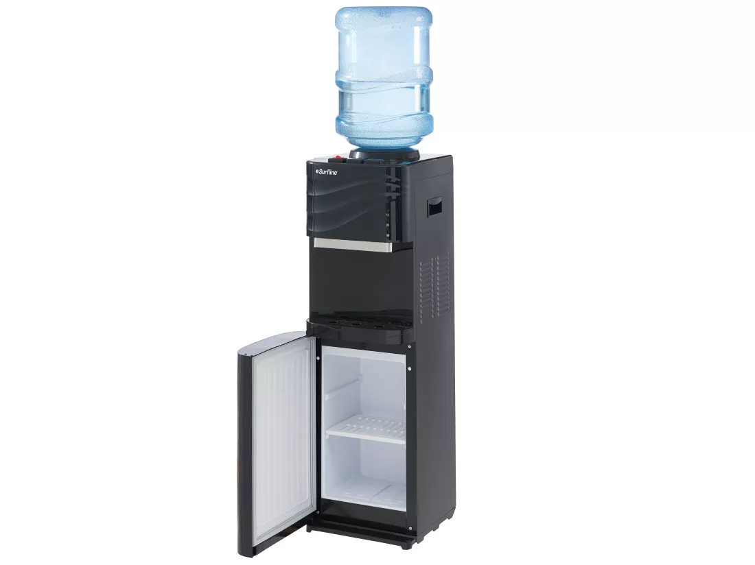 Fontaine à eau bonbonne - eau froide/chaude - 11 /18L - Noir - FORTEX