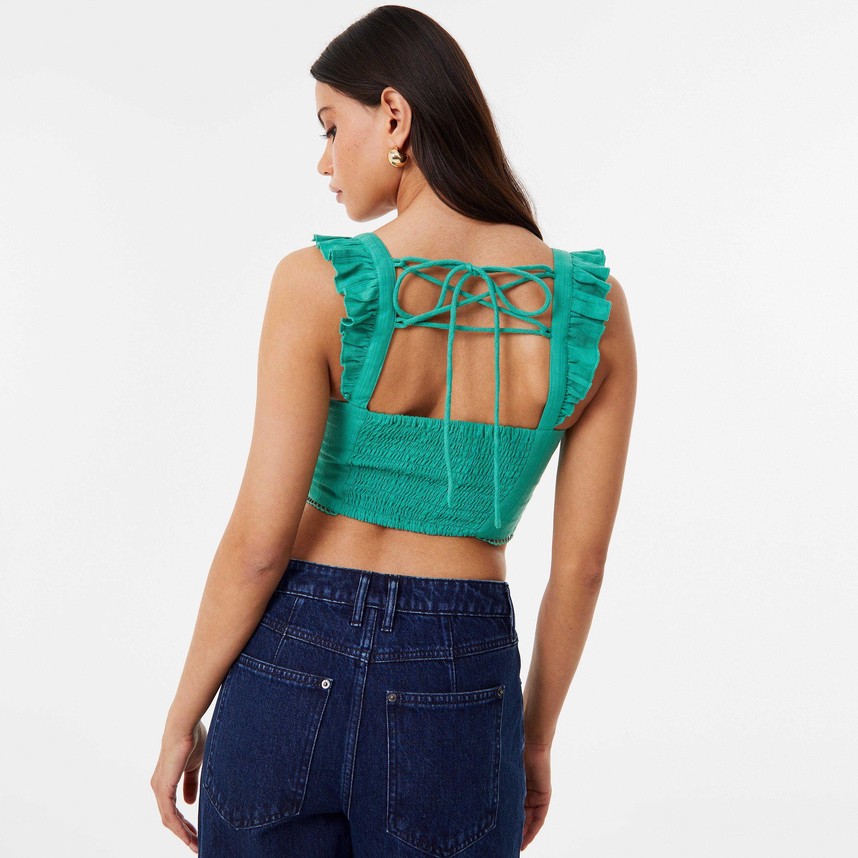 Jack Wills JW Frill Sleeve Top