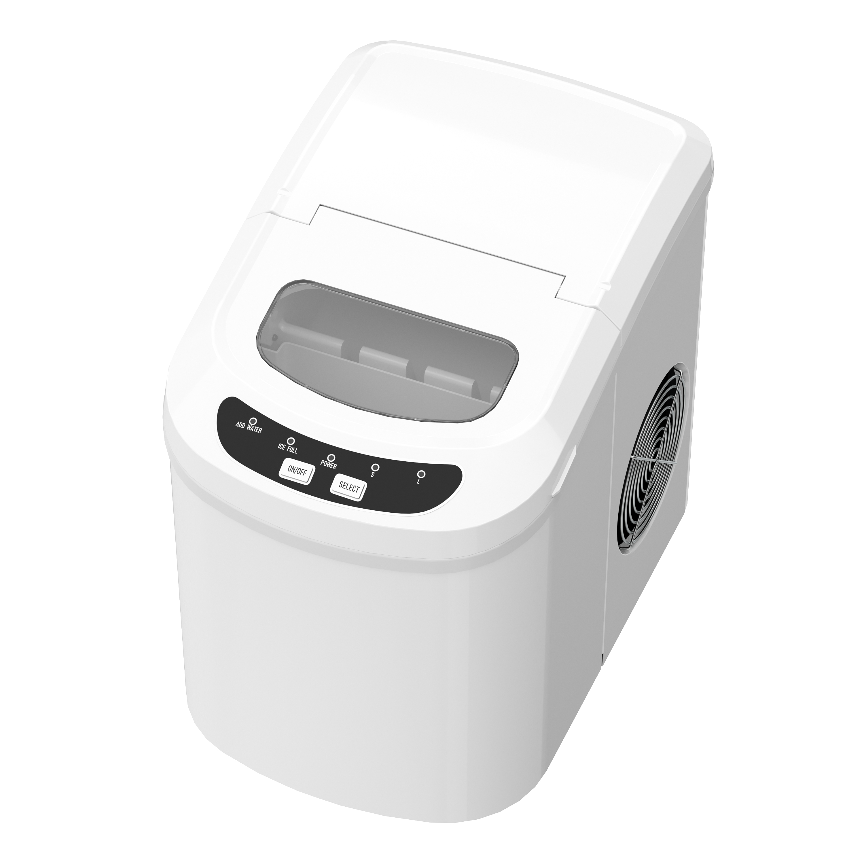 Eiswürfelmaschine weiss 2.2L - 12 kg / 24 h