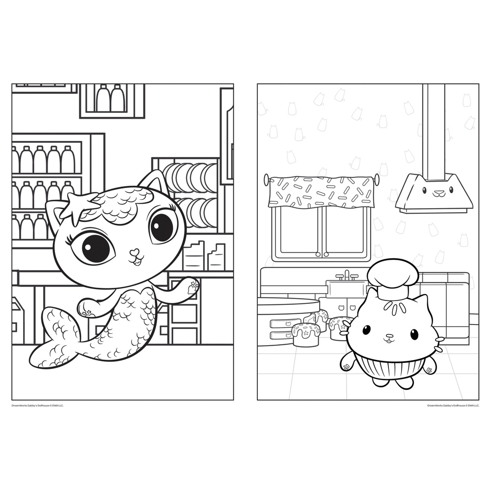 Gabbys Puppenhaus Jumbo-Malbuch