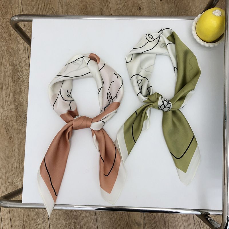 Frior - Print Vierkante Sjaal