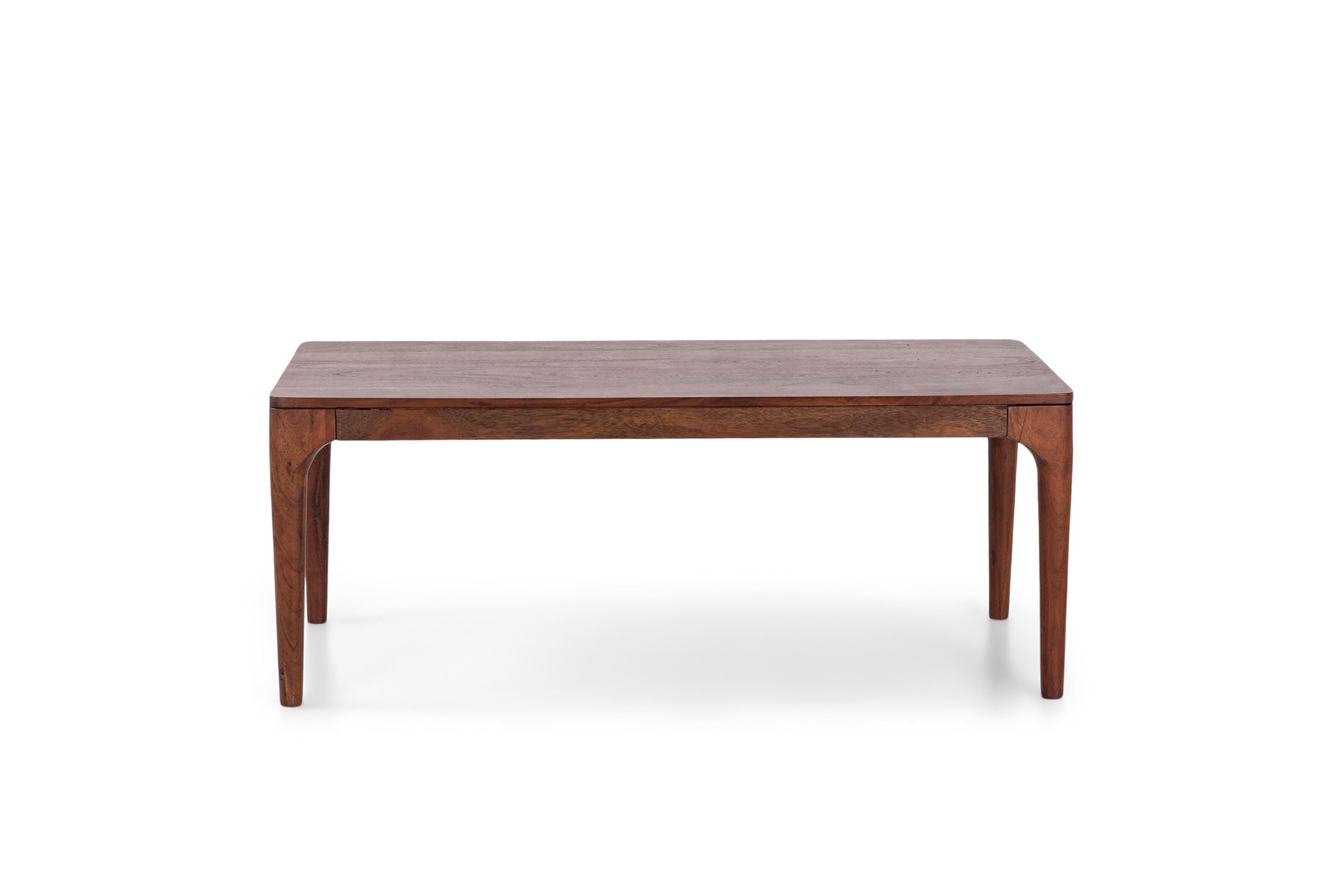 byLIVING Couchtisch BOSSE, Breite 115 cm, Akazie braun, abgerundete Kanten