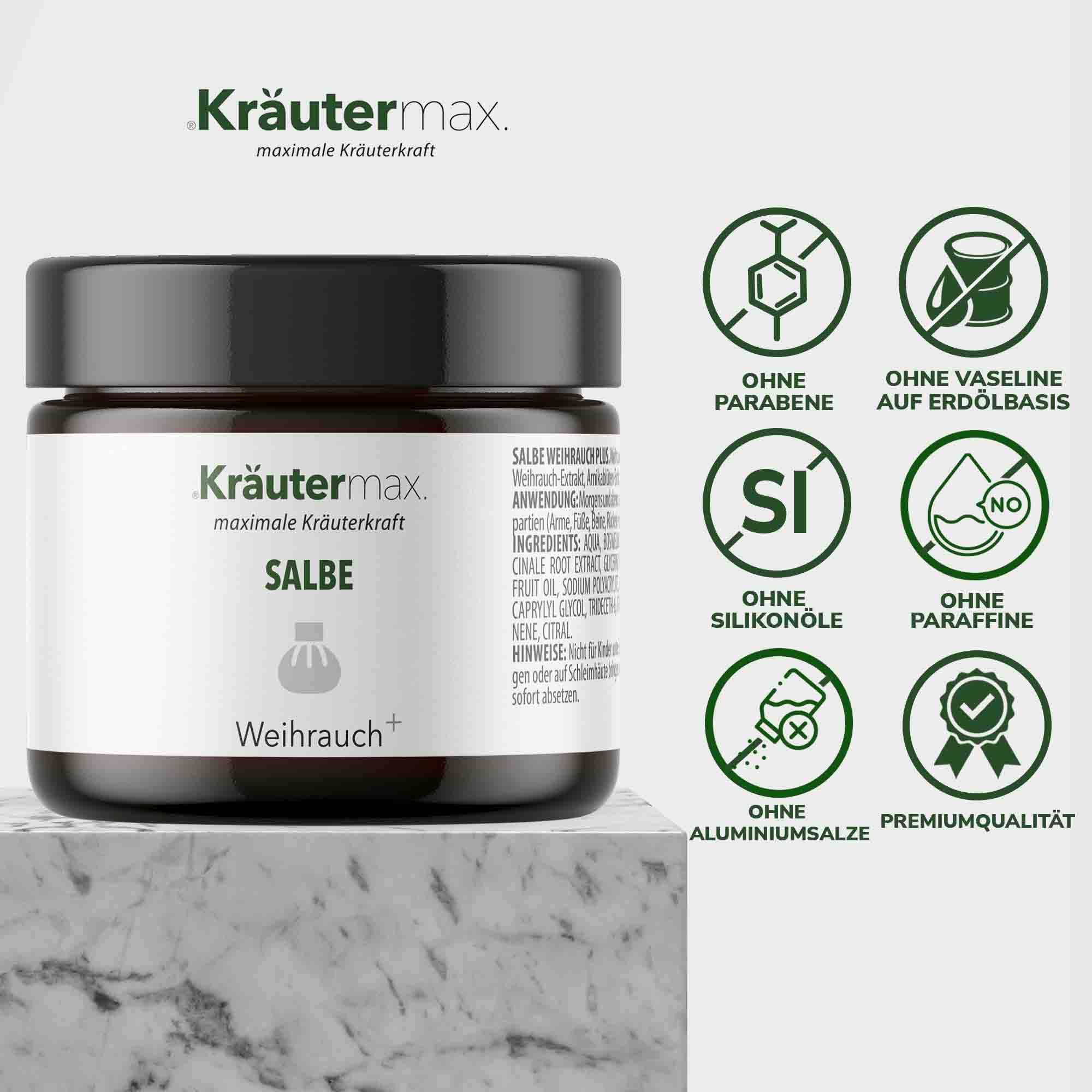 Kräutermax Salbe Weihrauch plus Arnika