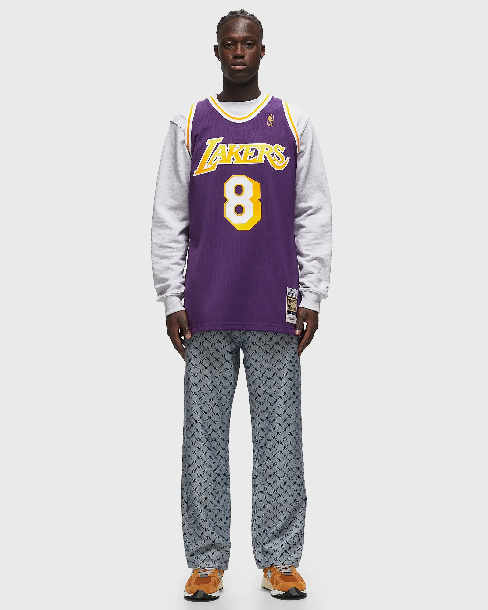 Mitchell & Ness NBA AUTHENTIC JERSEY LOS ANGELES LAKERS ROAD 1996-97 KOBE BRYANT #8