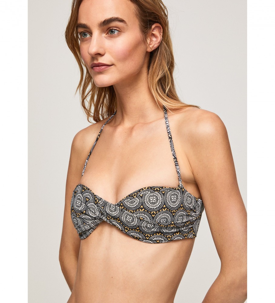 Sutiã biquíni preto Merle da Pepe Jeans