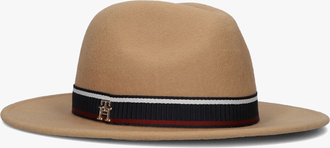 TOMMY HILFIGER beige tommy hilfiger hoed th feminine fedora hat