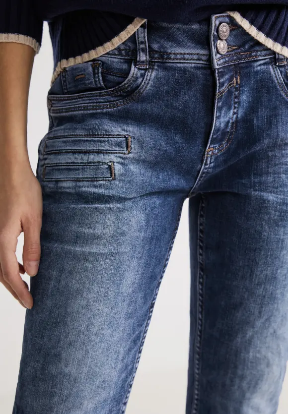 Casual Fit Jeans - heavy indigo wash