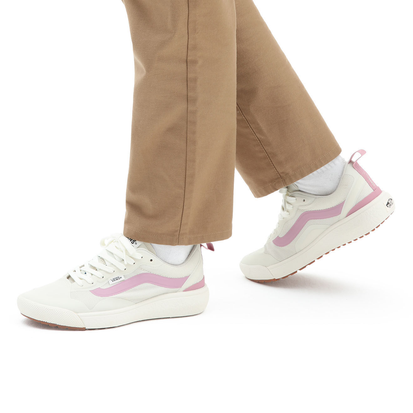 Vans Sneakers en Cuir & Textile UltraRange EXO blanc/rose