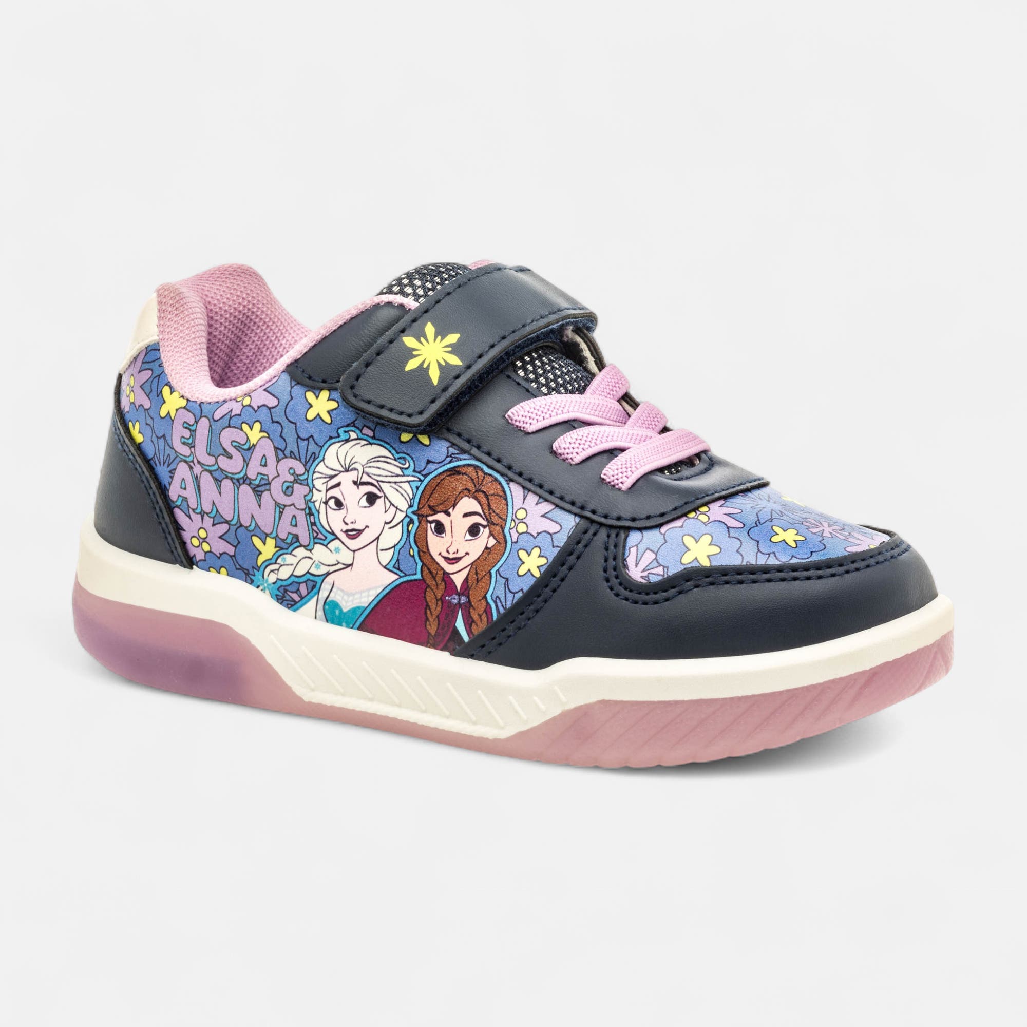 Baskets Fille bleu marine