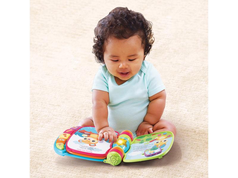 Vtech Musikspielzeug Livre enchanté des Baby loulous bleu - Lädt zum Spielen, Zuhören und Mitsingen ein