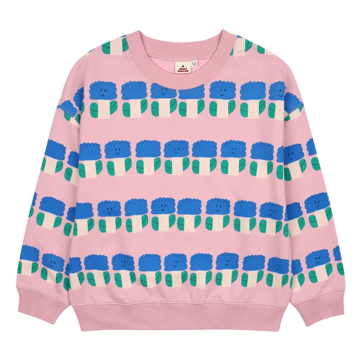 Jelly Mallow Sweat Fleurs | Rose