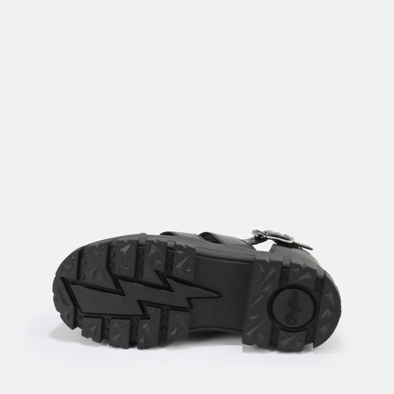 Aspha FSH sandales véganes, noir