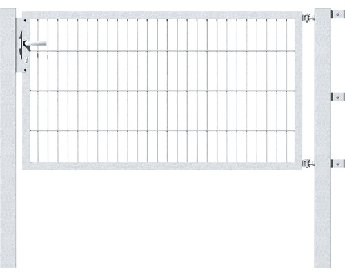 Enkele poort ALBERTS Flexo 150 x 80 cm 6/5/6 kader 40x40 incl. palen 8 x 8 cm thermisch verzinkt