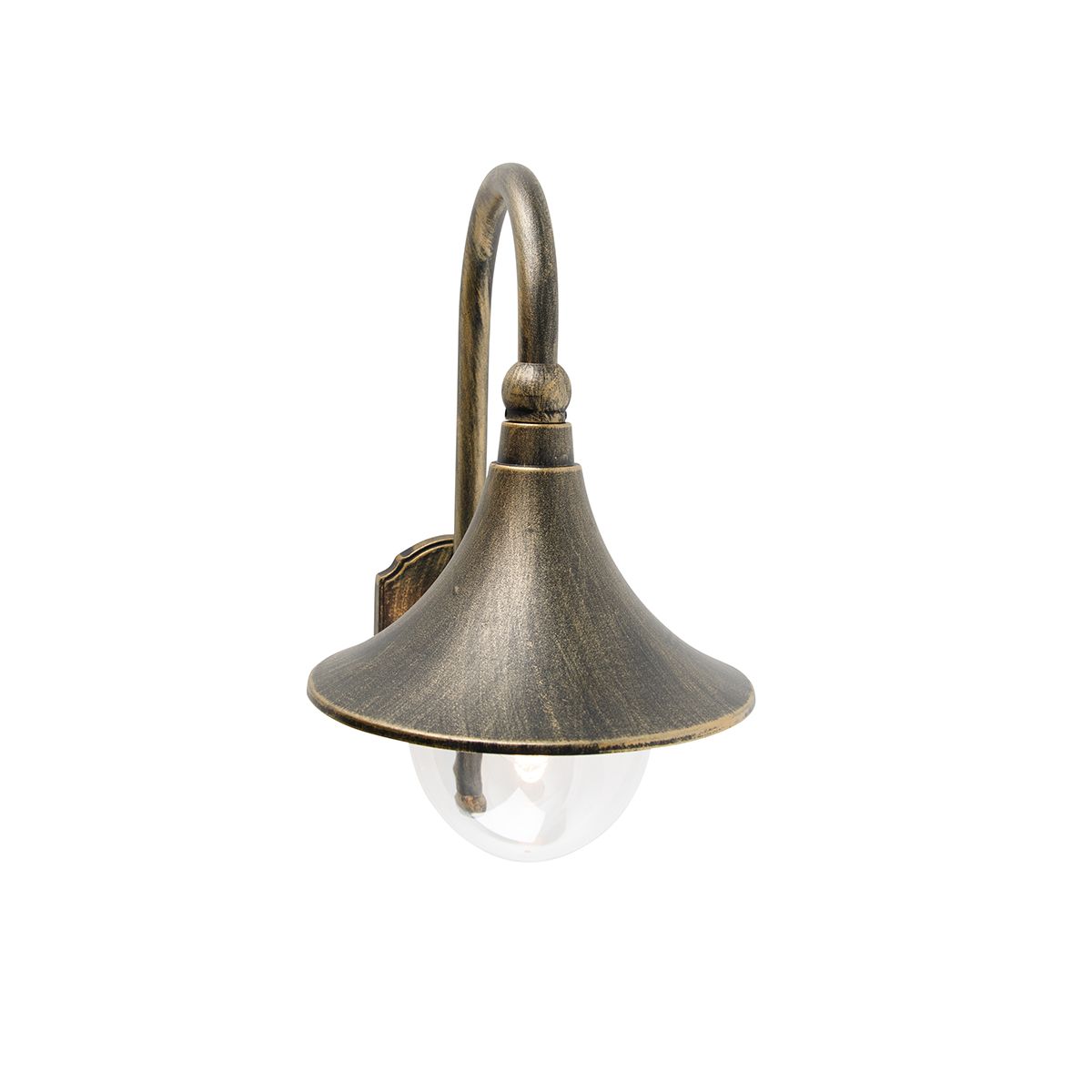 Smart buiten wandlamp antiek goud IP44 incl. Wifi A60 - Daphne