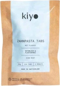 Kiyo Zahnpasta Tabs mit Fluorid Refill, 124 Stück