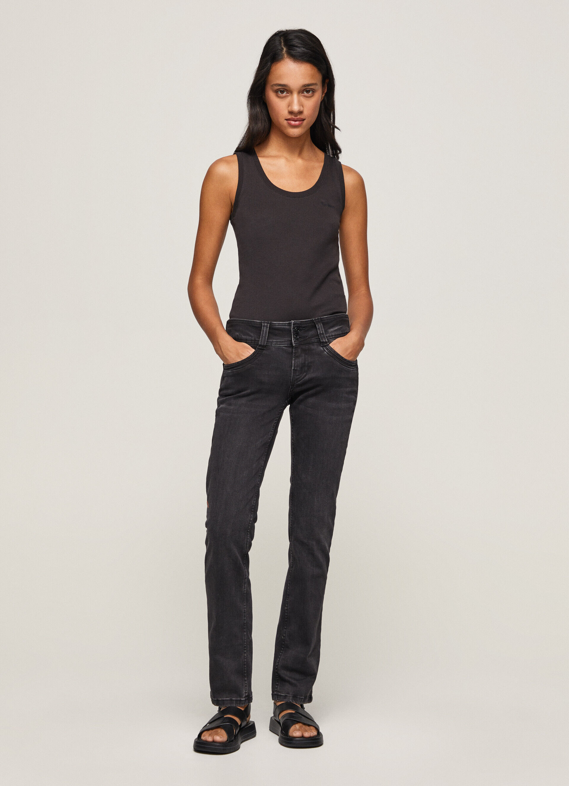 CALÇA JEANS GEN FIT REGULAR CINTURA MÉDIA - jeans