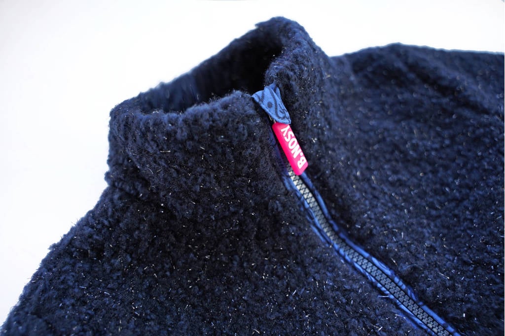 B.Nosy teddy gevoerd vest donkerblauw