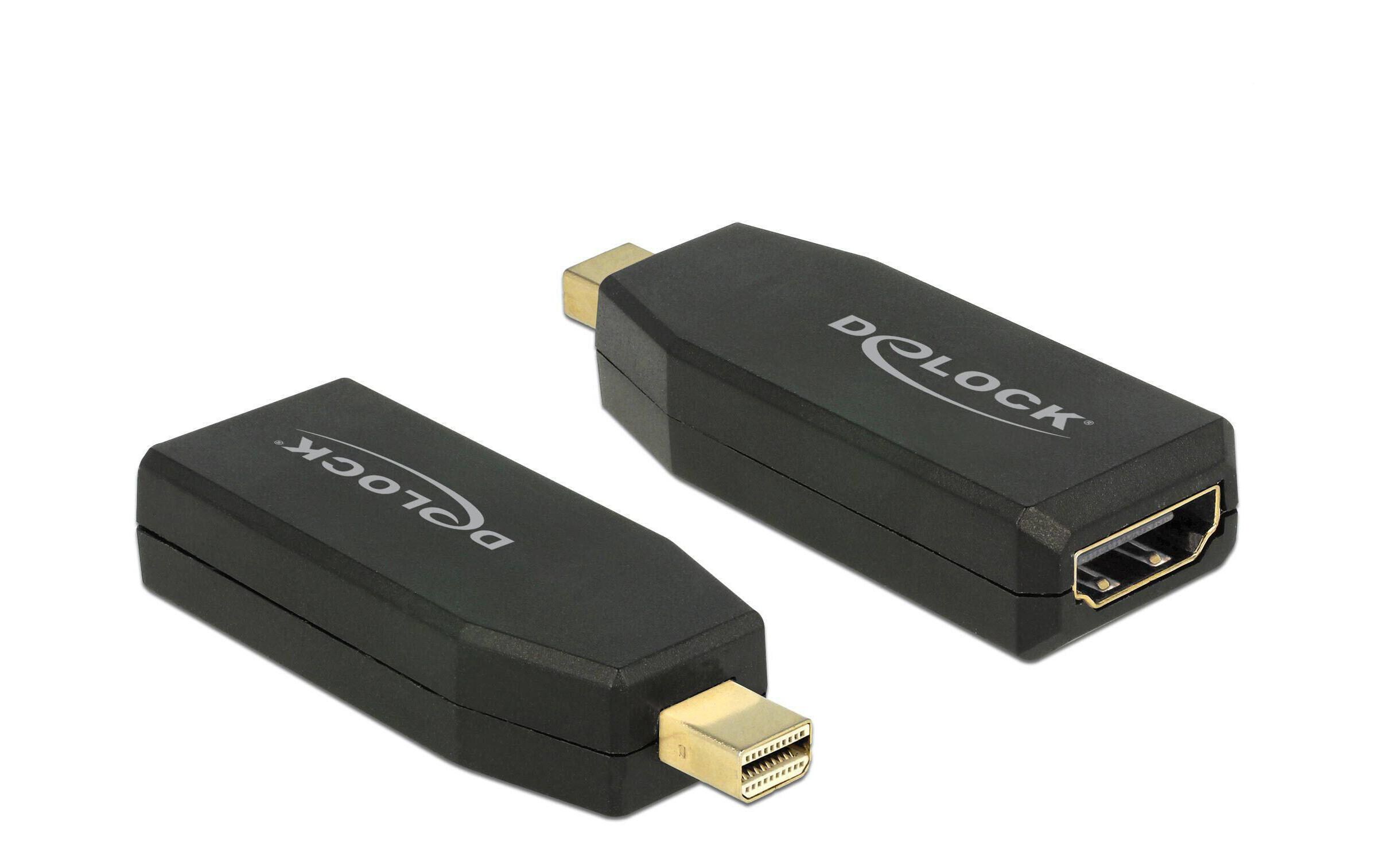Adapter Mini-Displayport – HDMI passiv, 4K, schwarzMini Displayport zu HDMI Adapter