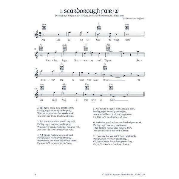 Acoustic Music Books More Celtic Ballads