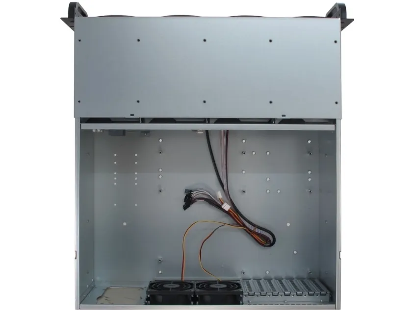 Inter-Tech IPC 4U-4408 - Rack-monterbar - 4U - forlænget ATX / SSI EEB - ingen strømforsyning (ATX) - USB