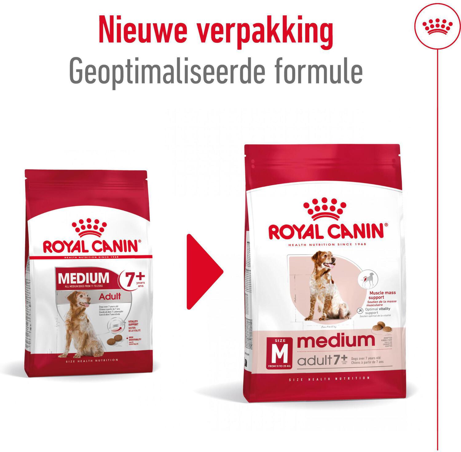 Royal Canin Medium Adult 7+ 4 kg