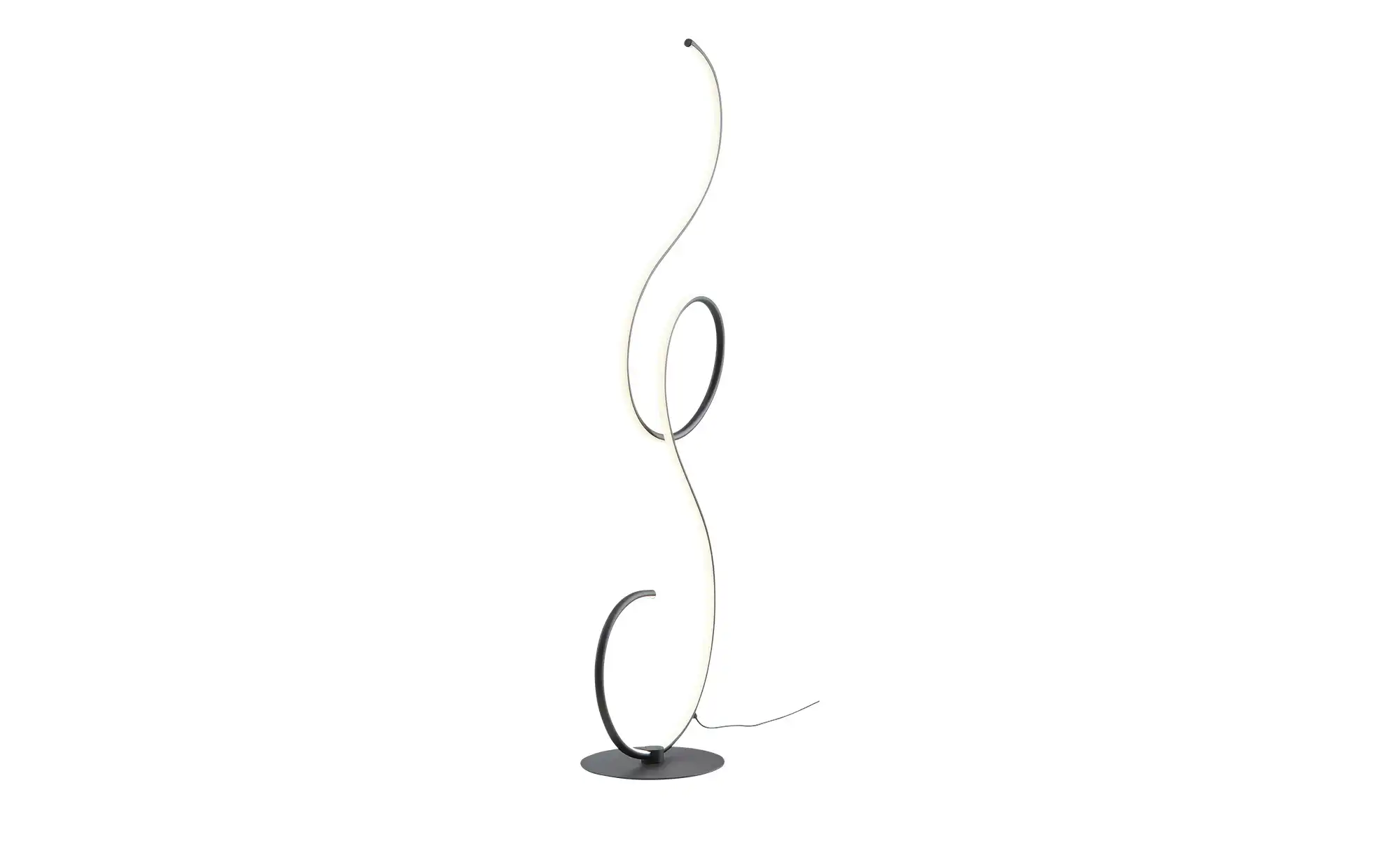 Trio LED-Stehleuchte, schwarz ´ geschwungen´