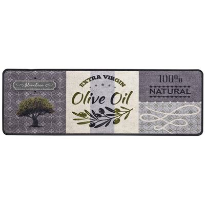 Tapis de cuisine motif olives